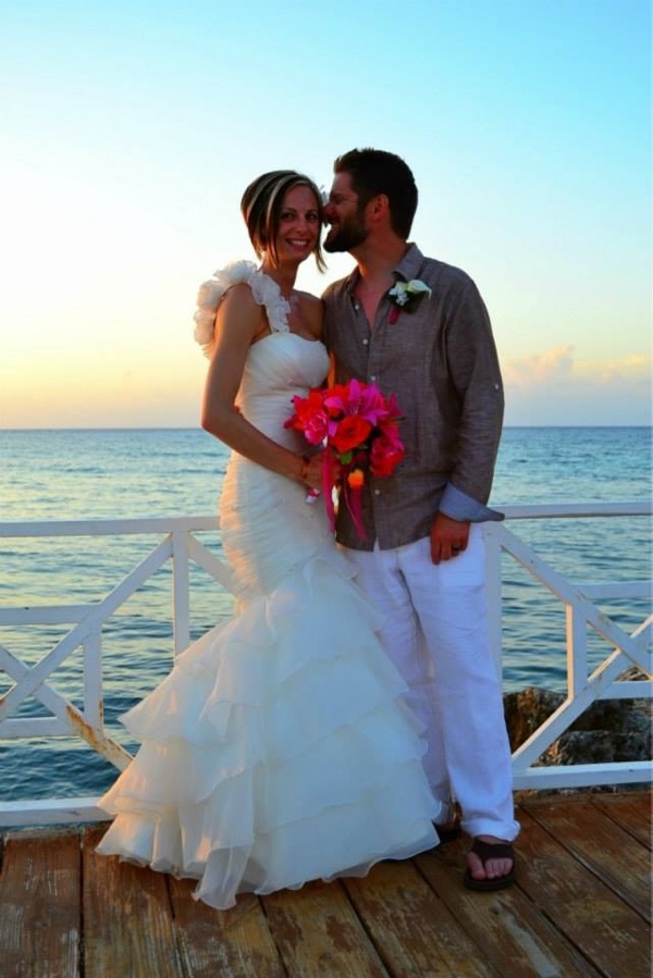 wedding by the ocean